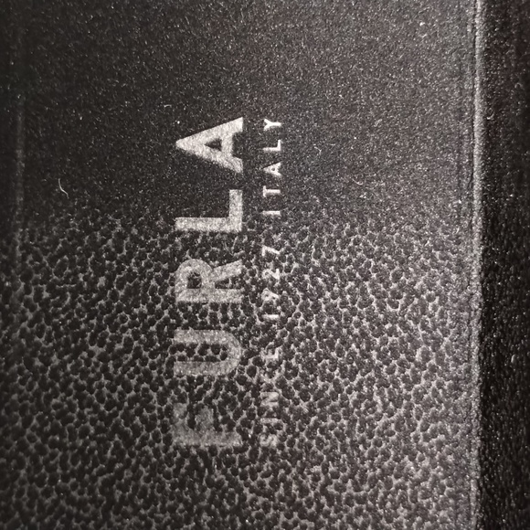 Furla Italy Sunglass Hard Case & cloth black logo nwot - Picture 11 of 11